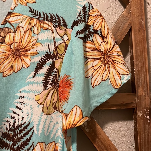 Xhilaration Wrap Dress Summer Essential Size X Light Weight, Snap at V, NWOT - Picture 9 of 9